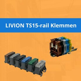 Livion TS15 rail klemmen