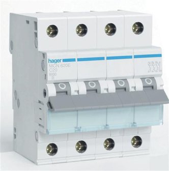 Hager Installatie Automaat C20 MCN620E
