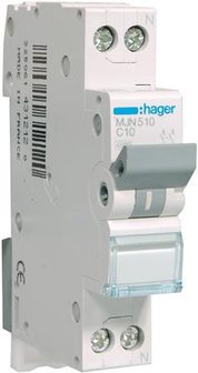 Hager Installatie Automaat C10 MJN510