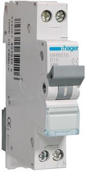 Hager Installatie Automaat B16 MHN516