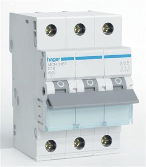 Hager Installatie Automaat MCN316E