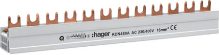 Hager KDN480A Aansluitkamrail