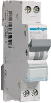 Hager Installatie Automaat B20 MHN520