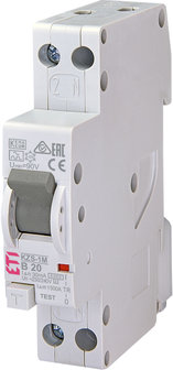 ETI Smalle B20 Aardlek Automaat 2 polig (30mA)