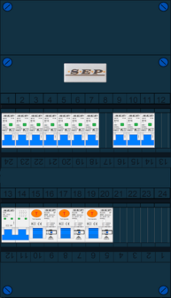 Groepenkast SEP 3 Fase 10 Groepen (3x ALS 4P)