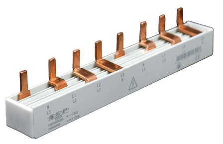 Kamrail 8 modules Pin - 3 fase (3P+N) 16mm&sup2;