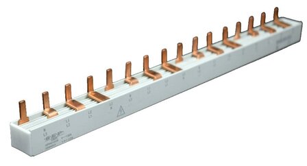 Kamrail 16 modules Pin - 3 fase (3P+N) 16mm&sup2;