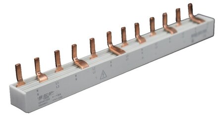 3 Fase (6x 1P+N) kamrail 12 modules Pin - 16mm&sup2;