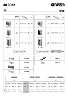 Lege Gewiss Verdeelkast 36 Modules IP65 &middot; Gewiss GW40125 