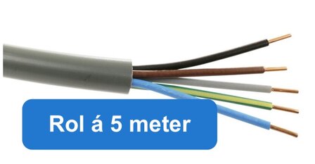 5 Meter YMVK installatiekabel 5G2,5MM2 - 5 aders 2,5mm2