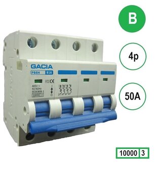GACIA PB8H-4B50 inst. 4p B50 10kA