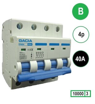 GACIA PB8H-4B40 inst. 4p B40 10kA
