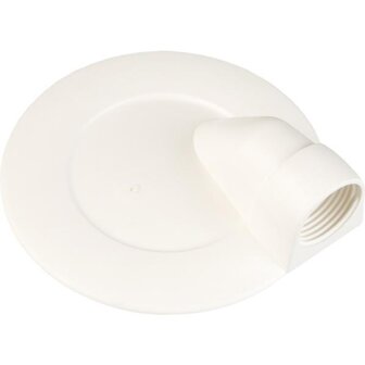 ABB 3322-M20 KNIEDEKSEL M20 ABB Hafobox ronde deksel voor M20 wartel of 16mm buis, schroefbevestiging, kunststof, halogeenvrij,