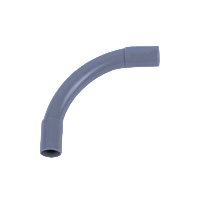 Pipelife Polvalit VSV bocht slagvast 19mm donker grijs