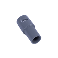 Polvite Verloopstuk 5/8-3/4&quot; PVC met klik grijs