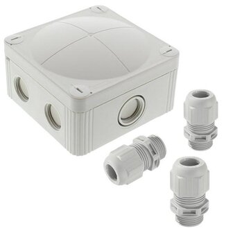 WISKA 407/3 GRIJS KABELDOOS IP66 112485