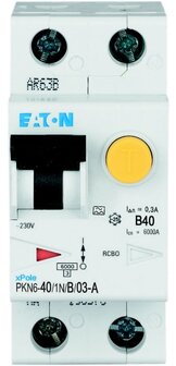 Eaton B40&nbsp;Aardlekautomaat 1P+N alamat 300mA -&nbsp;236758
