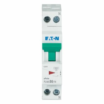 Eaton B6 InstallatieAutomaat 1P+N 6kA - 263161