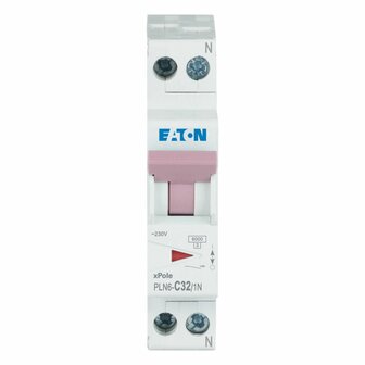 Eaton Installatie Automaat C32 - 2 Polig (1P+N) / 32 Amp&eacute;re