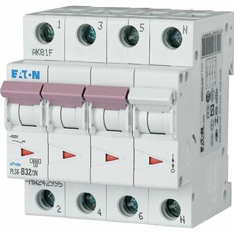 Eaton Krachtgroep 3P+N 32A B-kar - 242995