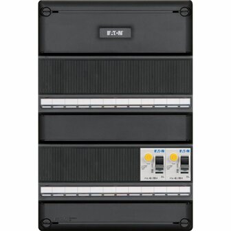 InstallatieKast Eaton DIN-rail 330 / HT330-S64 + 2x 40A 2P Aardlekschakelaar 30mA