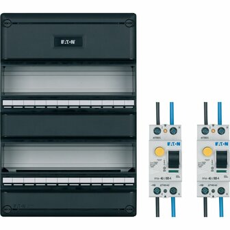 Eaton 1966007 - groepenkast HT330 + 2x aardleksc. 30mA