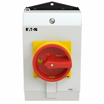 Voor Eaton Werkschakelaar 25A - 4 Polig / IP65 - P1-25/I2/SVB/N - 207298