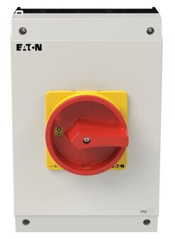 Eaton Werkschakelaar 63A - 3P+N / 4 Polig / IP65 - P3-63/I4/SVB/N - 207349 Voorzijde