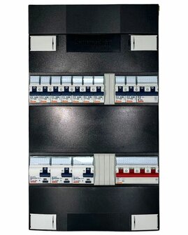 Gewiss-GroepenKast-3-Fase-9-Groepen-2P2N-3als