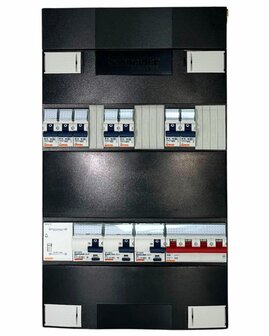 Gewiss GroepenKast 3 Fase 7 Groepen + Beltrafo (3 ALS)