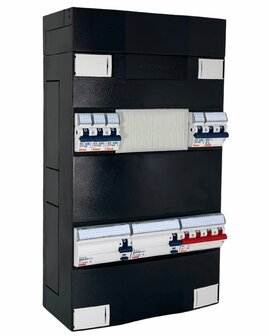 Gewiss 3F Groepenkast 4 Groepen + 2P+2N (2x 4P Aardlek)