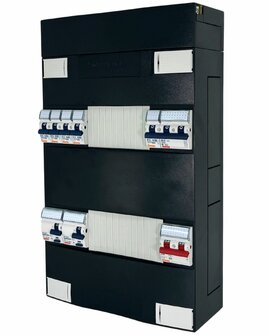Gewiss-GroepenKast-1-Fase-5-Groepen-2P2N-3als