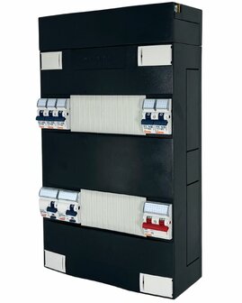 Gewiss GroepenKast 1 Fase 5 Groepen + Beltrafo (2 ALS)
