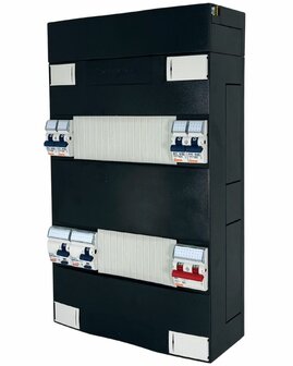 Gewiss GroepenKast 1 Fase 4 Groepen + Beltrafo (2 ALS)