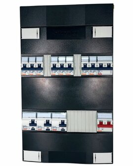 Gewiss groepenkast 1&nbsp;Fase 8&nbsp;groepen 2P+2N Fornuisgroep&nbsp;- Gewiss&nbsp;LAG/1F/3/8K