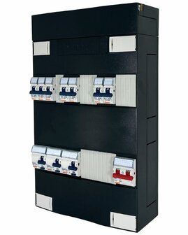 Gewiss-GroepenKast-1-Fase-7-Groepen-3xAardlekschakelaar
