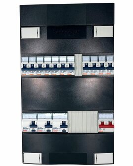 Gewiss-GroepenKast-1-Fase-11-Groepen-3xAardlekschakelaar