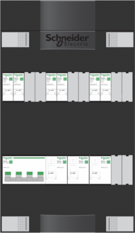 Schneider GroepenKast 3 Fase / 3 Aardlekschakelaar / 6 Groepen - ADV3B306A