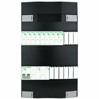 Schneider Groepenkast 1 Fase 7 groepen + 2P+2N Fornuisgroep (24M)