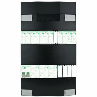Schneider Groepenkast 1 Fase 9 groepen + 2P+2N Fornuisgroep (24M)