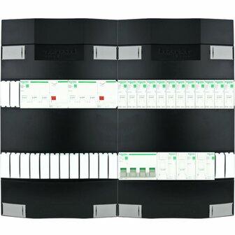 Grote Schneider Groepenkast 3 Fase 12 groepen + 2x 3P+N B16 ALA (2x24M)