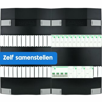 Grote Schneider Groepenkast 3 Fase 12 tot 24 groepen - Zelf samenstellen