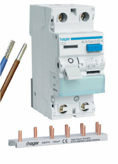 Hager AardlekSchakelaar CDA540G