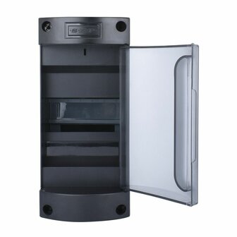 SEP Livion DB-106 lege groepenkast 6 modules deur open