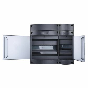 SEP Livion DB-118E lege groepenkast 18 modules deur open