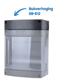 Groepenkast verhoging 12 modules - SEP Livion DB-E12 - buisverhoging