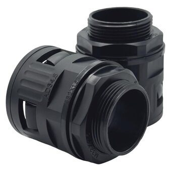 Snelconnector flexibele buis Zwart M32x1,5mm (maat 34,5) 