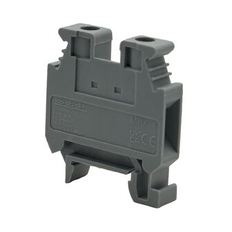 SEP MRK4-G mini rijgklem grijs 0,2-4 mm&sup2; voor TS15 DIN-rail