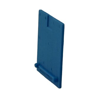 SEP MRK4-BU-E eindplaat blauw
