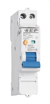 SEP Smalle B16 aardlekautomaat 1P+N (100mA) - Spanningsonafhankelijk
